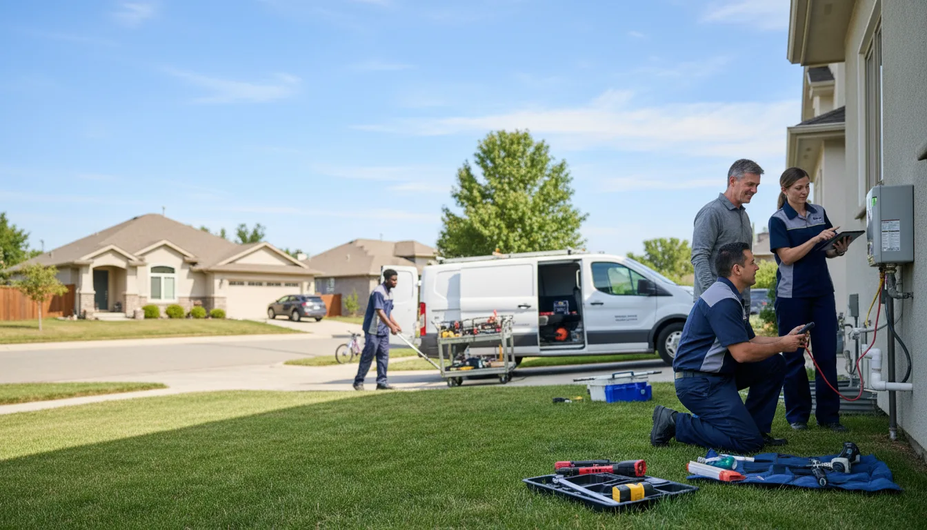 Tankless water heater service in Wilson, MI